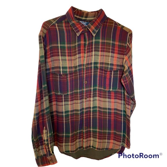 Polo Ralph Lauren Other - Polo Ralph Lauren Brushed Flannel Shirt, Men's Large
